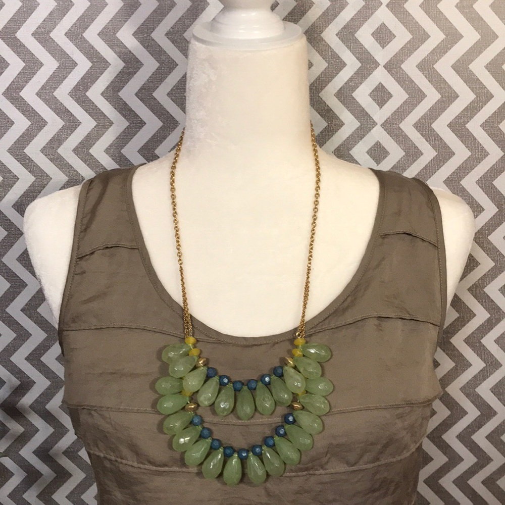 Anthropologie Double Beaded Necklace